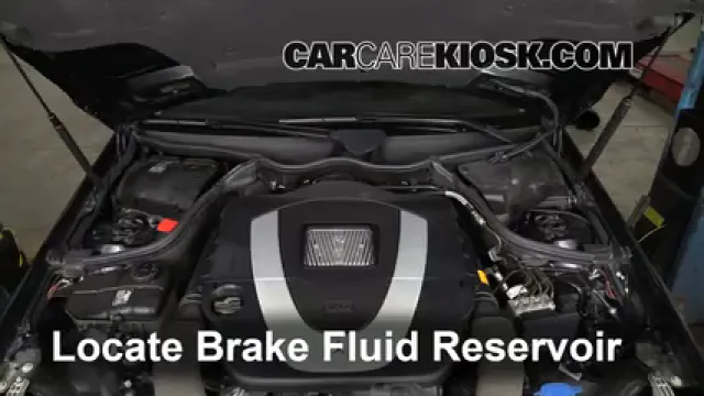 2006 Mercedes-Benz CLK350 3.5L V6 Convertible (2 Door) Brake Fluid Add Fluid